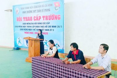 Hội thao cấp trường THPT Trần Kỳ Phong 2024-2025: Tưng bừng ngày hội thể thao